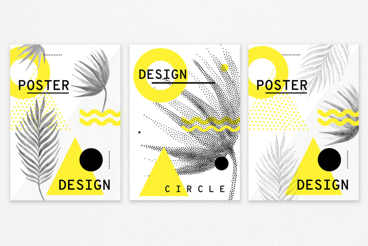 60 Geometric Shapes + 30 Posters