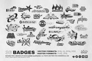 Y2K 240 Shapes Badges & Graphic styles