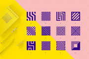 96 Geometric Shapes and Logo Marks Collection vol.1