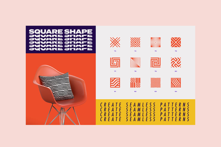 96 Geometric Shapes and Logo Marks Collection vol.2