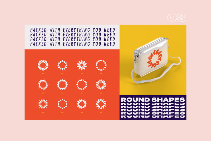 96 Geometric Shapes and Logo Marks Collection vol.2