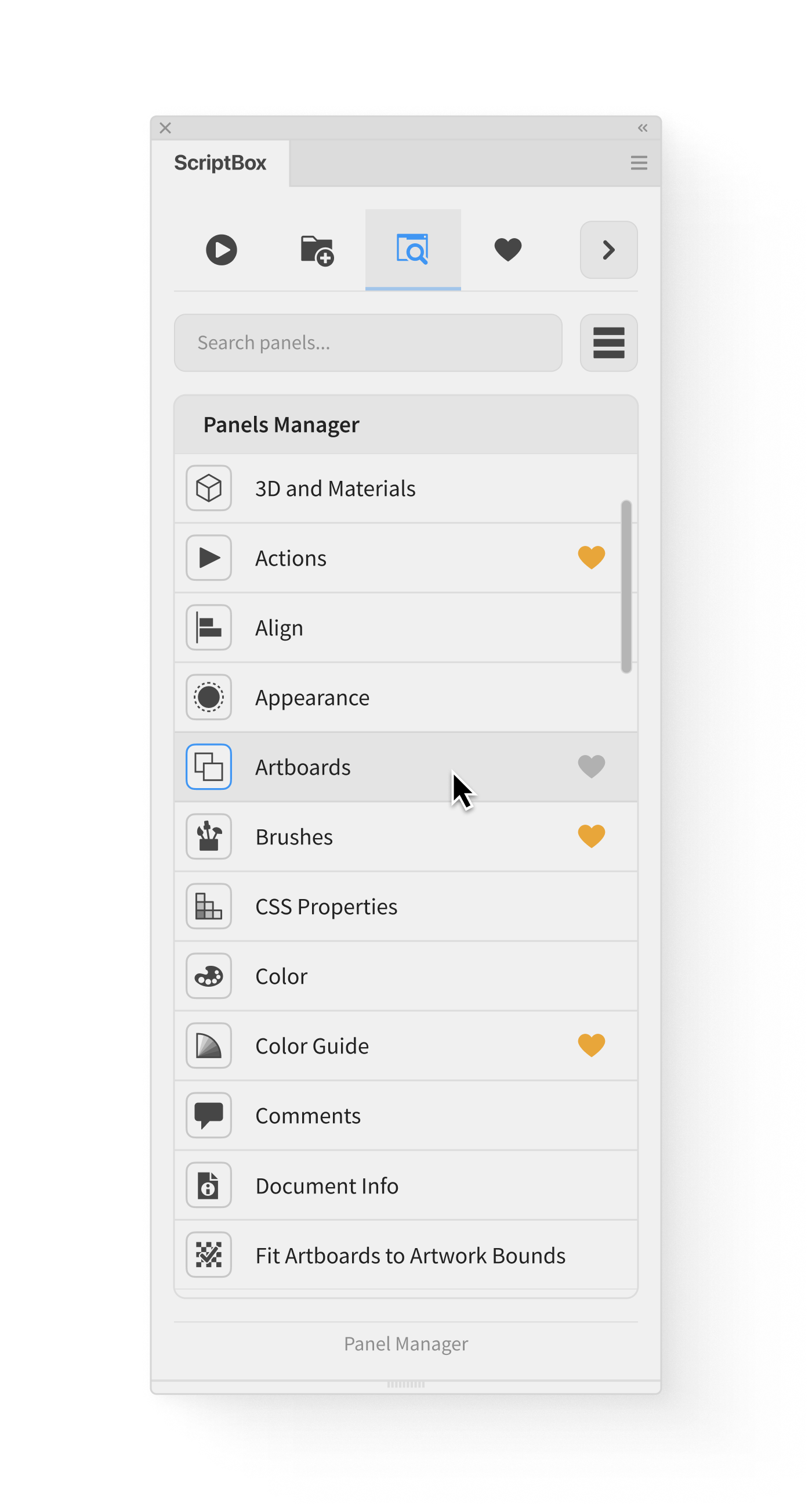 Panel Manager