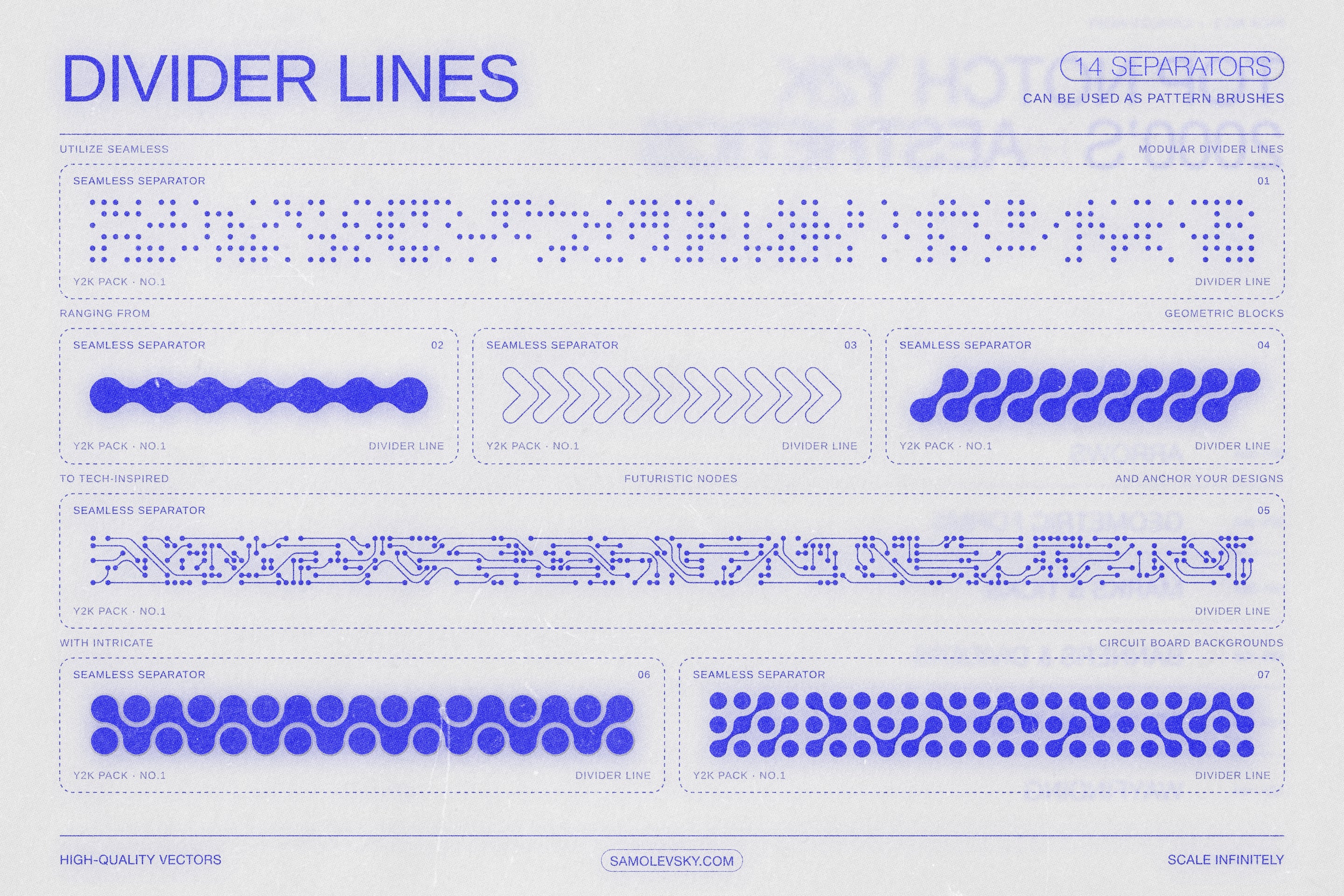 170 Y2K Vector Shapes and Design Elements Pack Vol. 1
