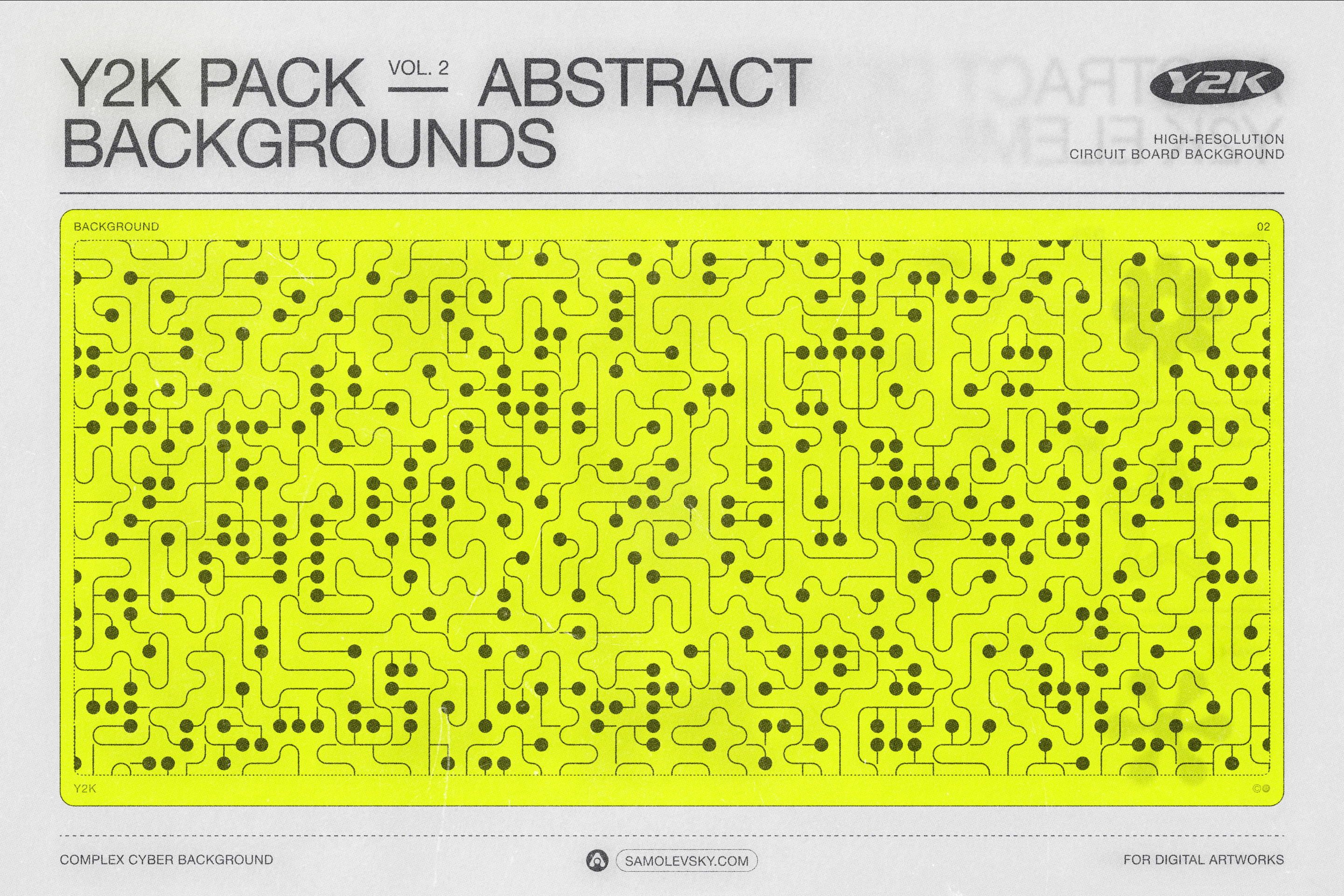 190 Y2K Vector Shapes and Design Elements Pack Vol. 2