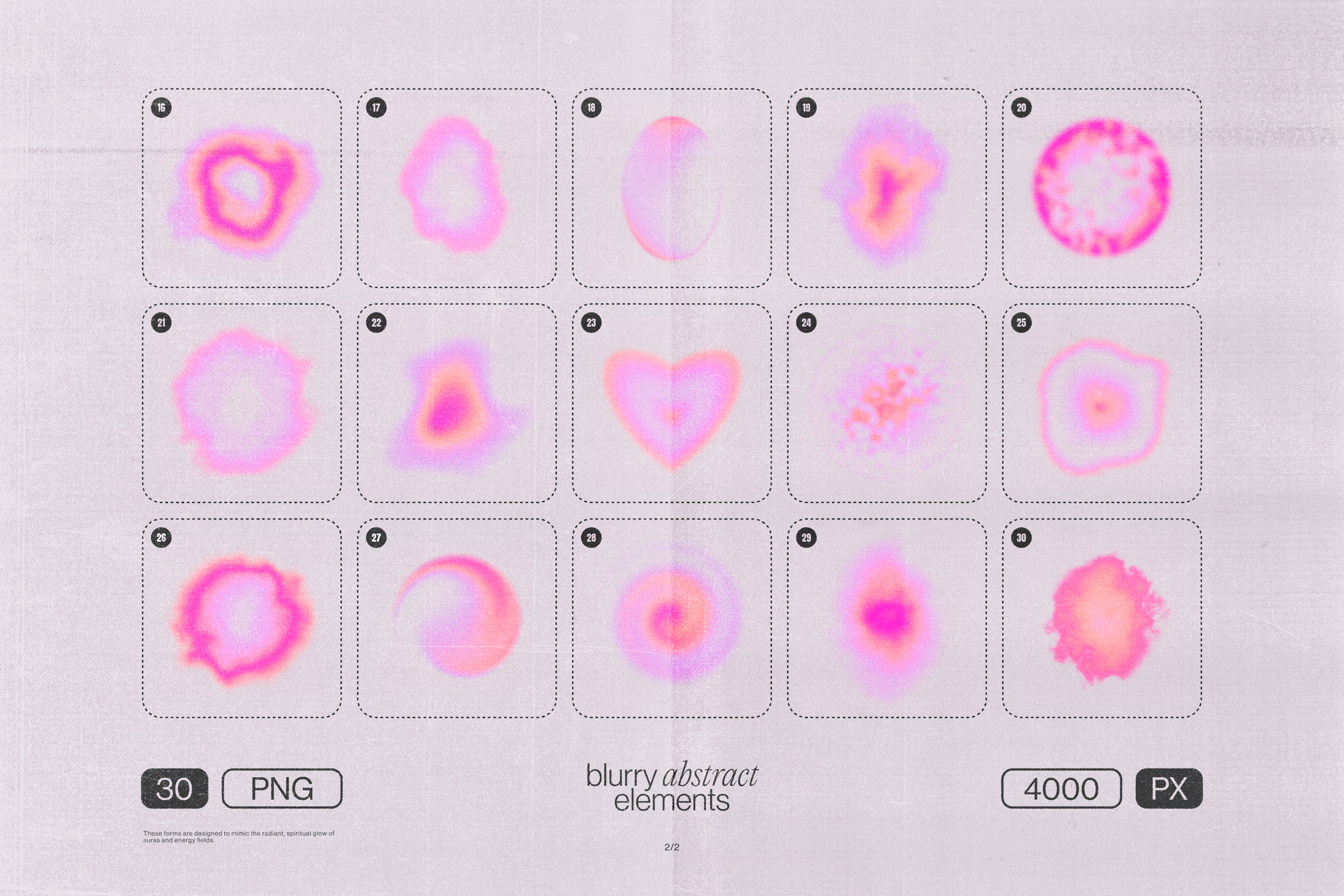 Aura Energy Flow - Mindful Abstract Graphics Pack