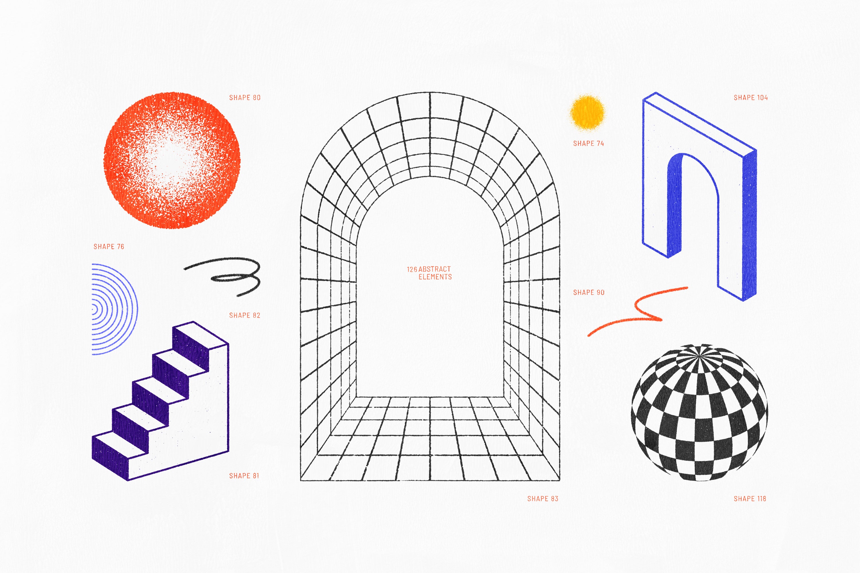 126 Retro Shapes Vol.1