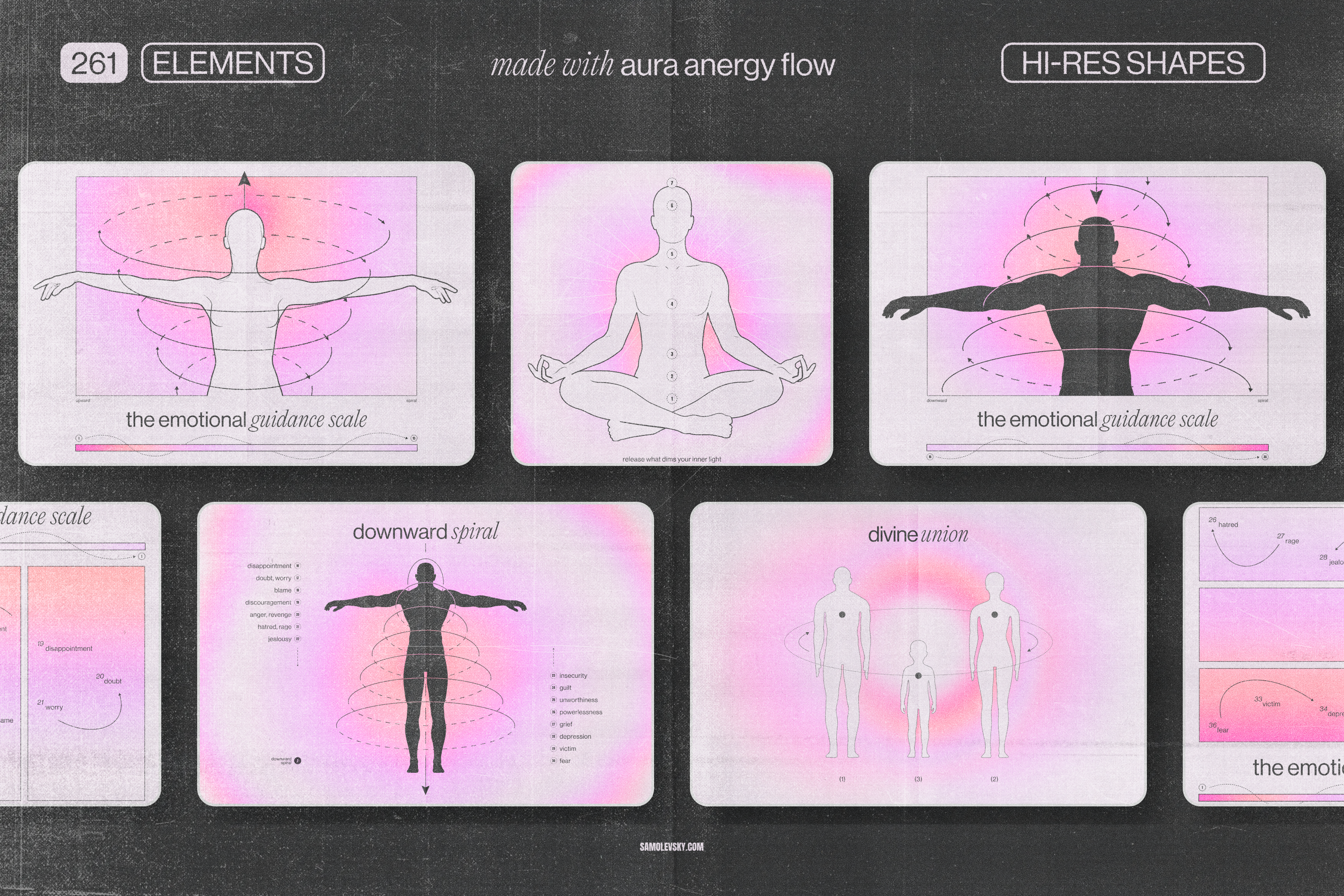Aura Energy Flow - Mindful Abstract Graphics Pack