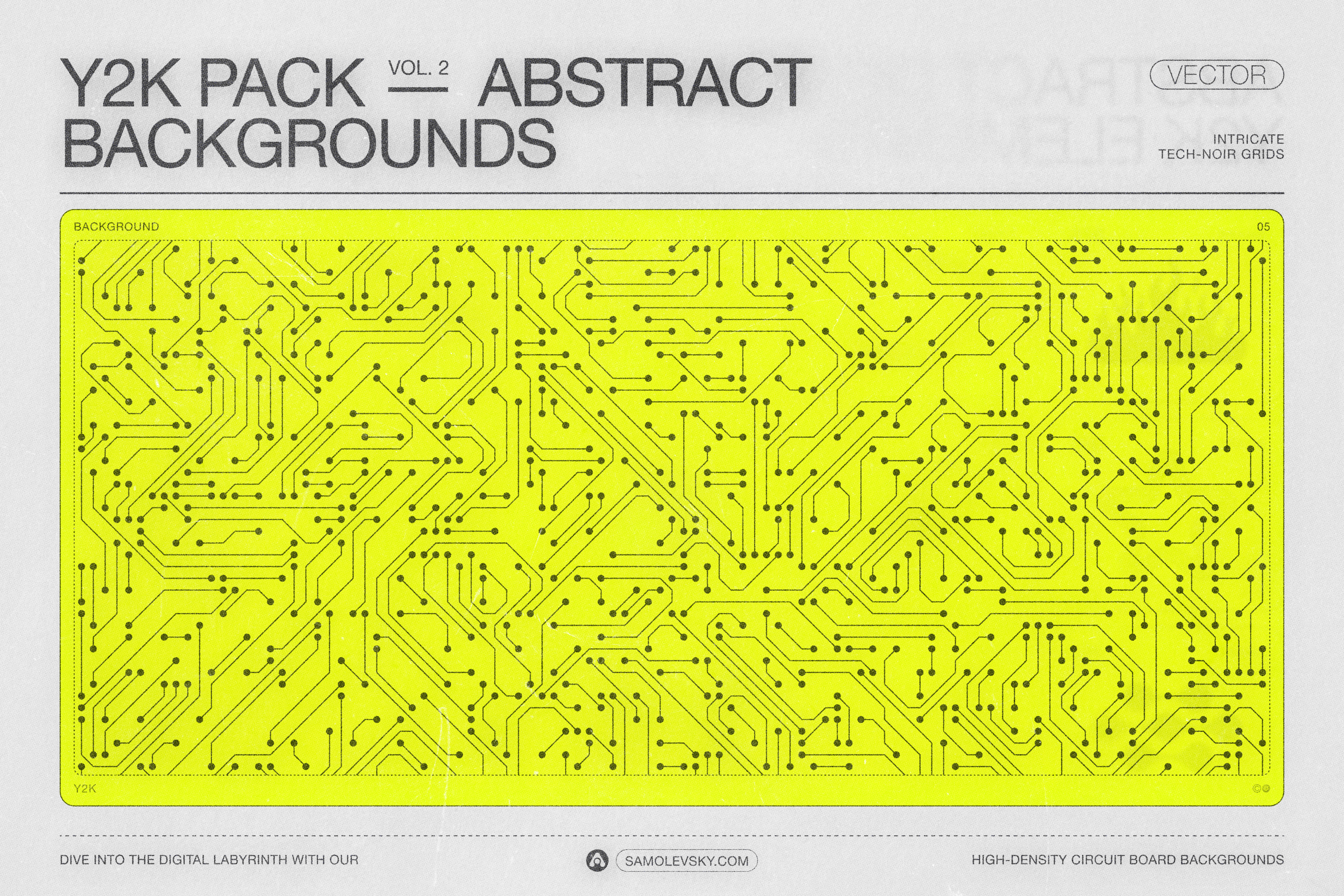 190 Y2K Vector Shapes and Design Elements Pack Vol. 2