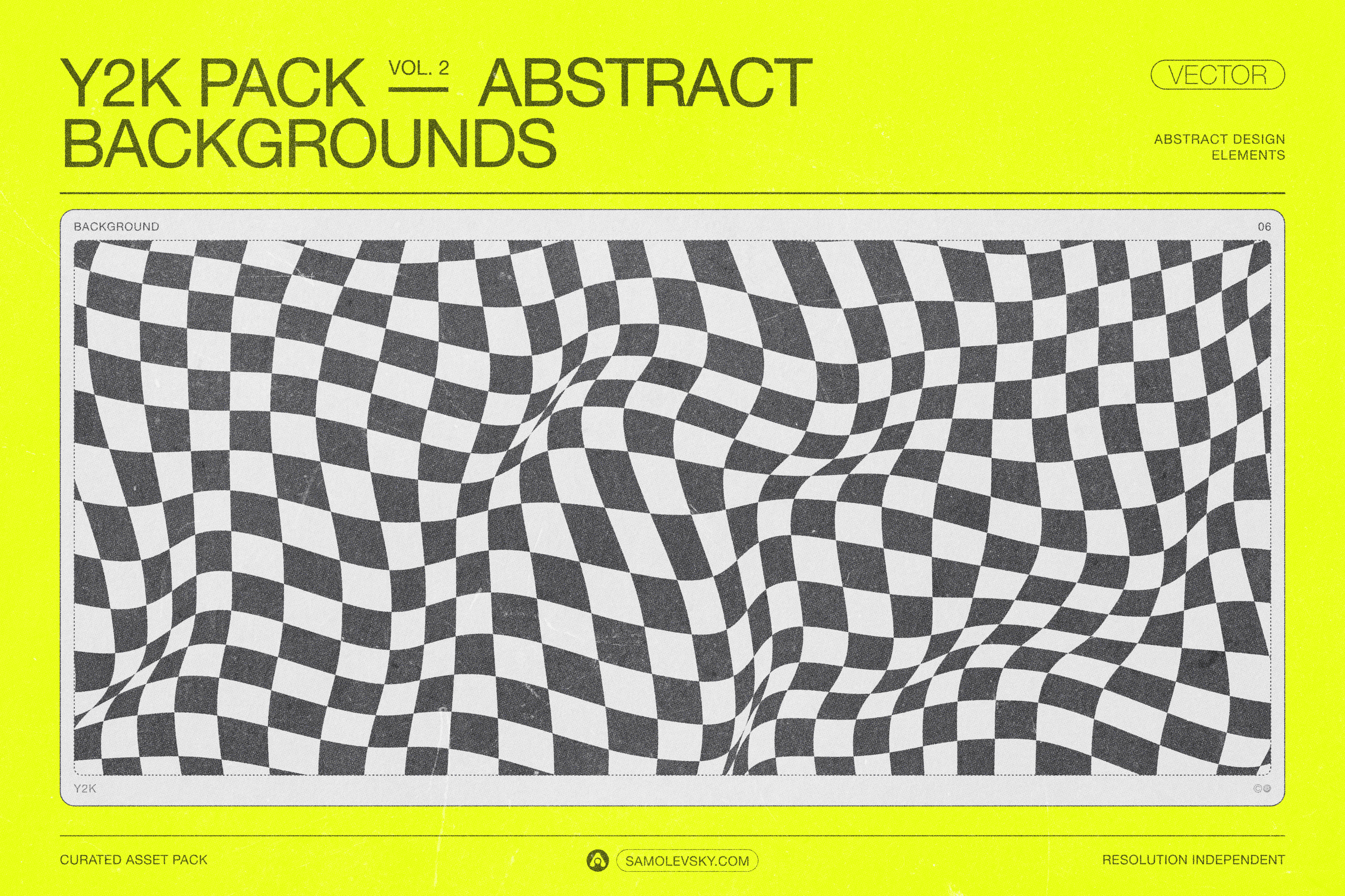 190 Y2K Vector Shapes and Design Elements Pack Vol. 2