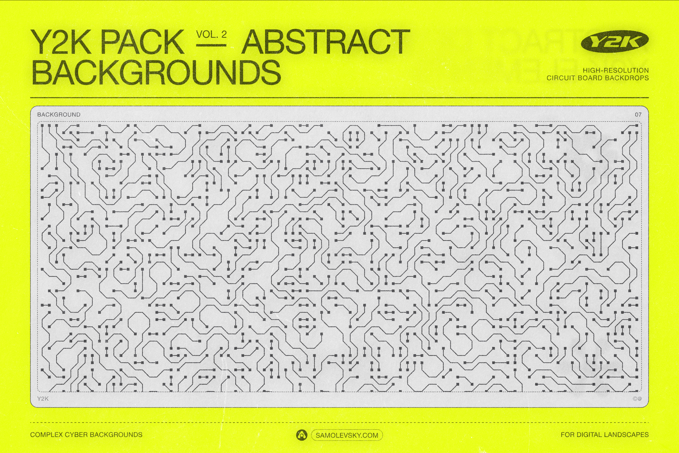 190 Y2K Vector Shapes and Design Elements Pack Vol. 2
