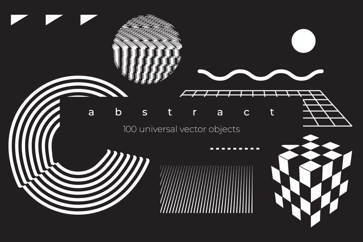 Abstract - 100 Universal Vector Objects – Samolevsky