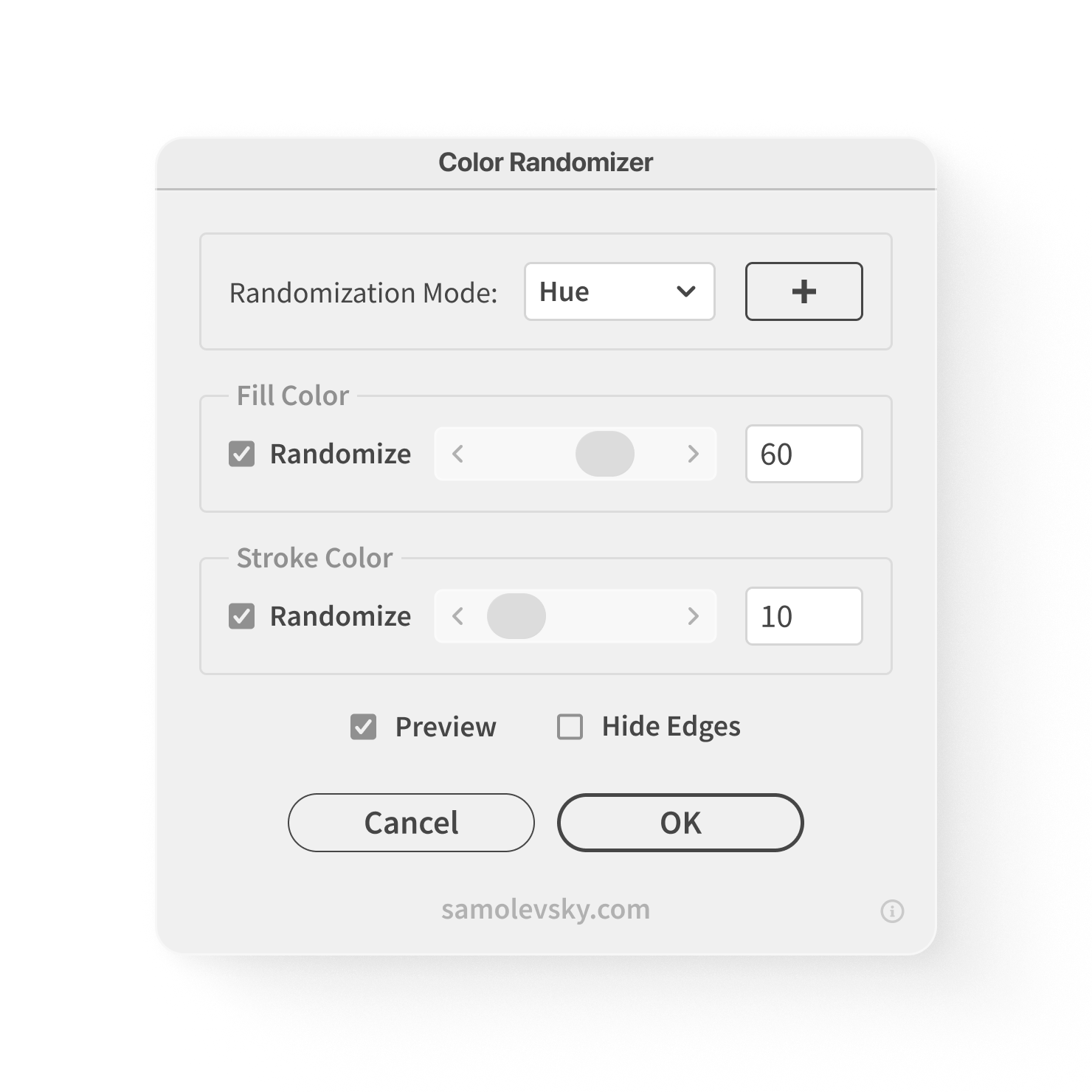 Color Randomizer – Samolevsky