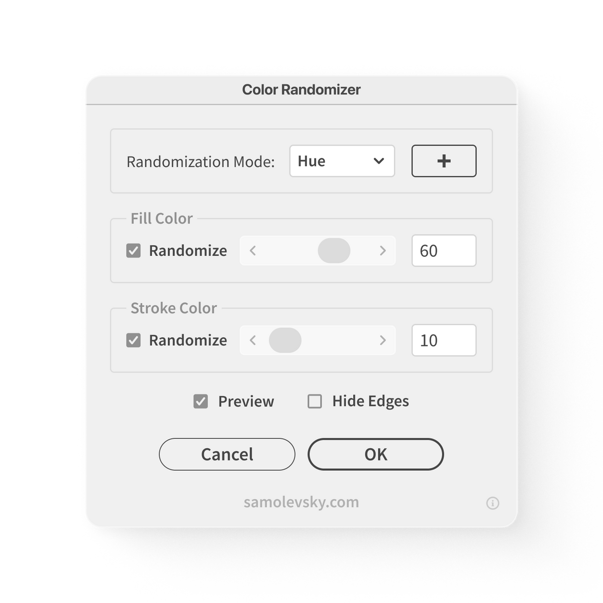 Color Randomizer – Samolevsky
