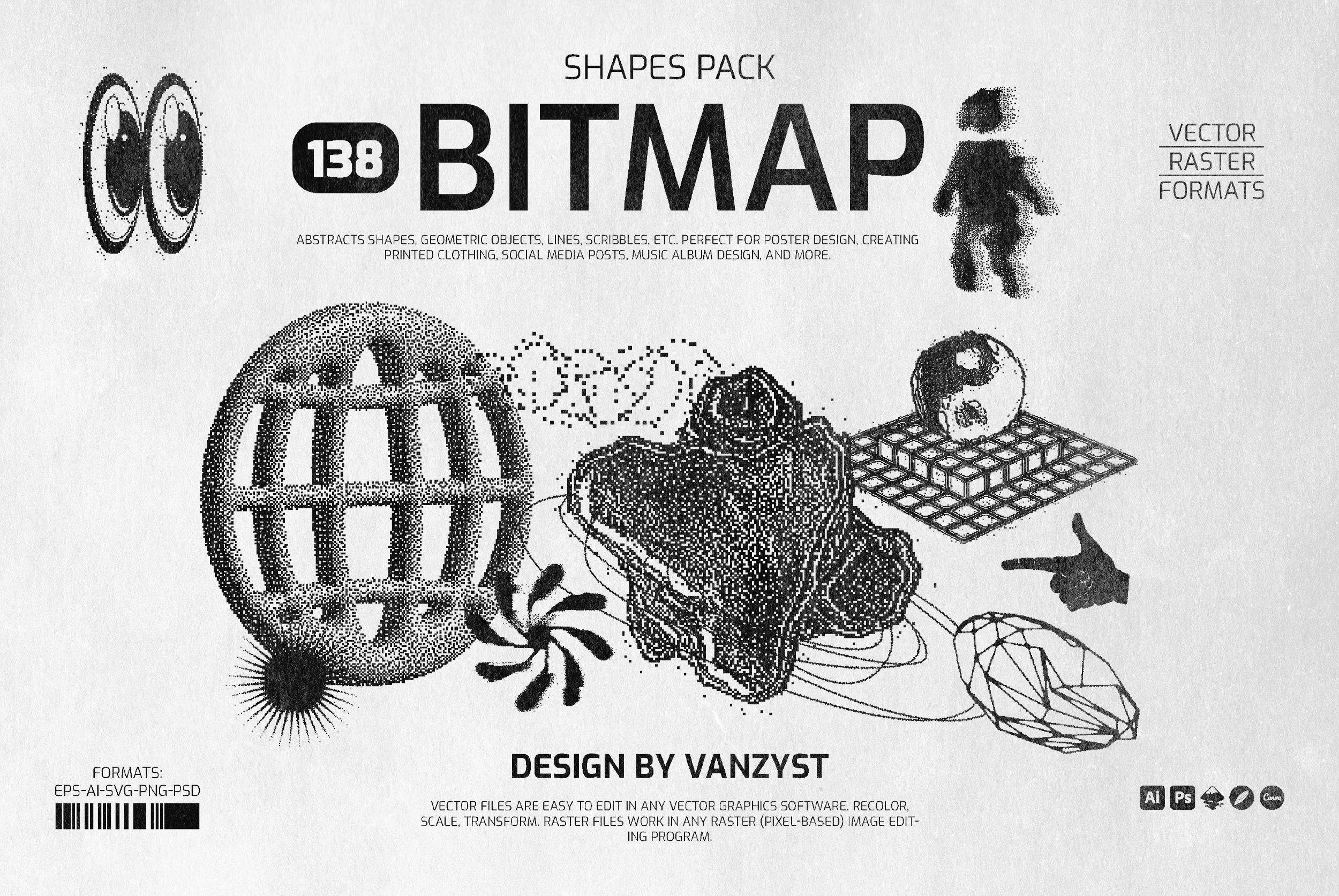 Scriptbox Desin 138 Bitmap Vector Shapes Pack – Samolevsky