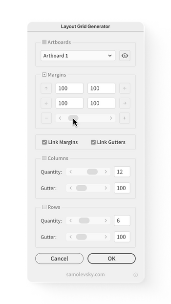 Random Grid Generation Layout Grid Generator – Samolevsky