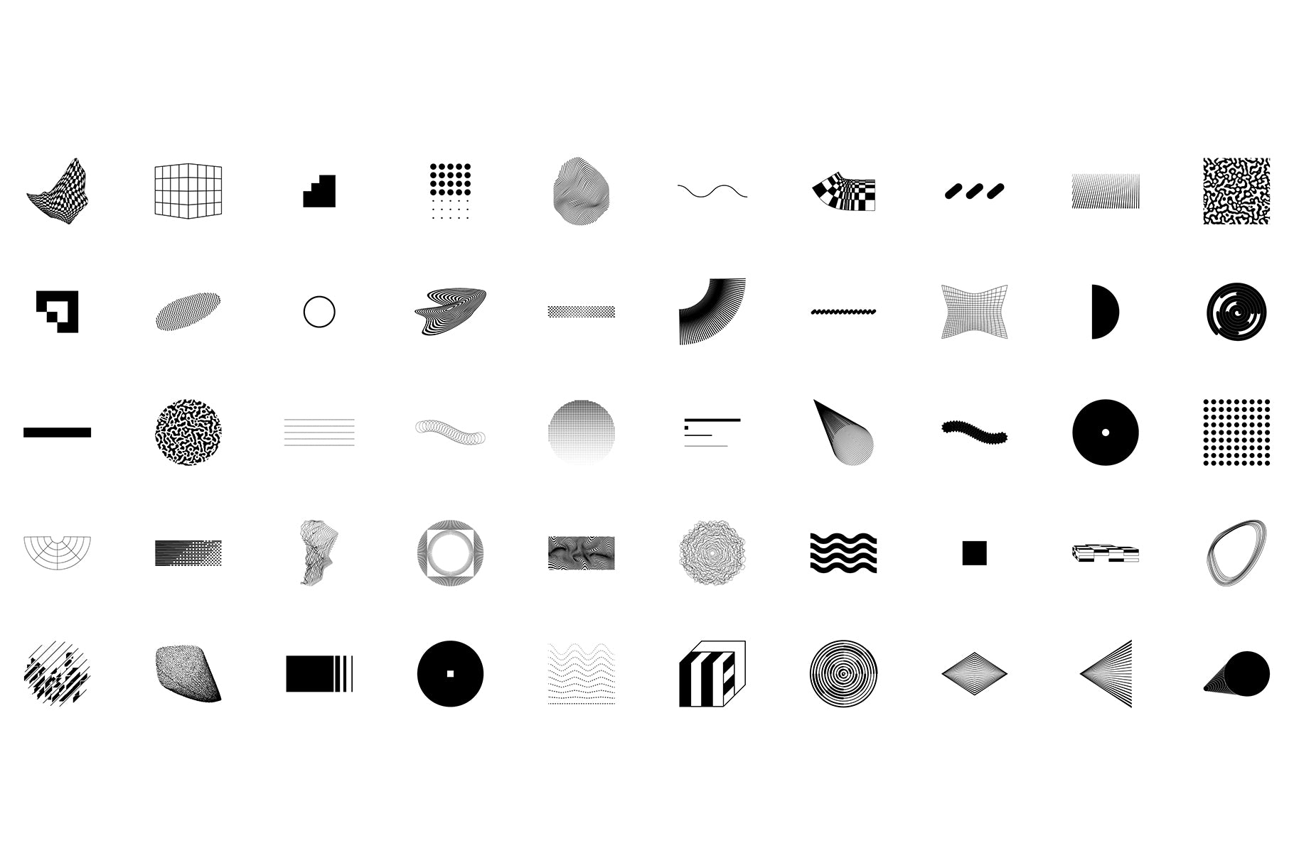 Abstract - 100 Universal Vector Objects – Samolevsky