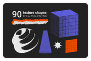 90 Vector Texture Shapes