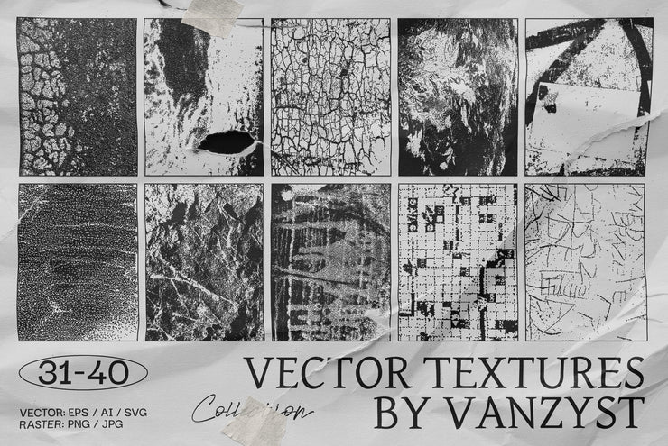 100 Bitmap Vector Textures