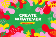 Hand-Drawn Seamless Patterns, Shapes & Brushes