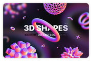 3D Shapes collection – 90 abstract renders