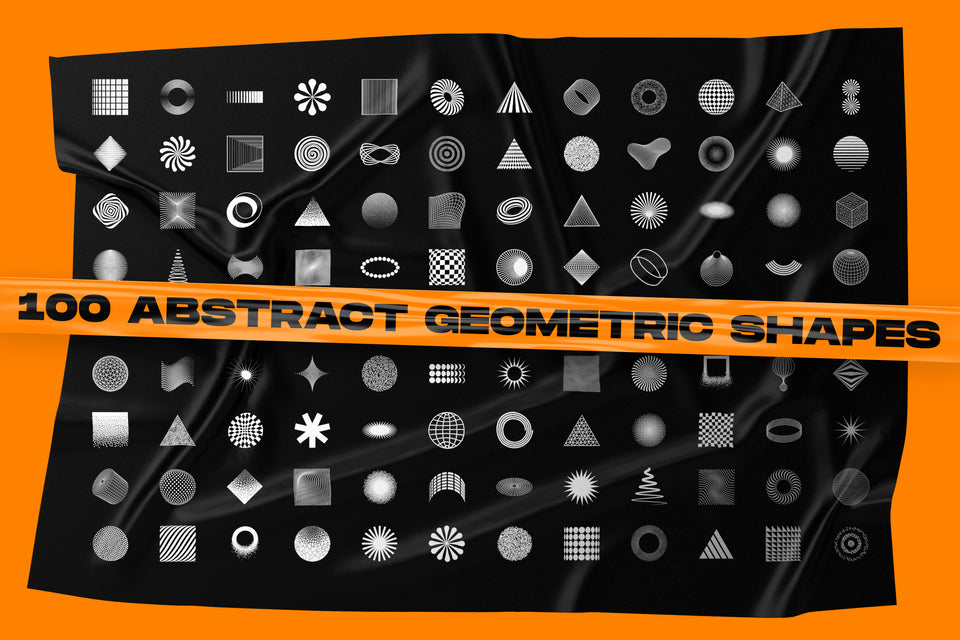 Abstract Geometric Shapes & Plastic Wrap Backgrounds – Samolevsky