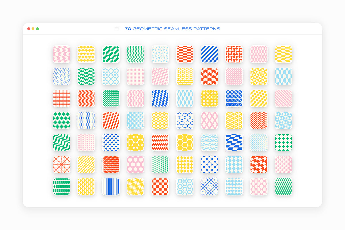 Essential Geometric Seamless Patterns Collection – Samolevsky