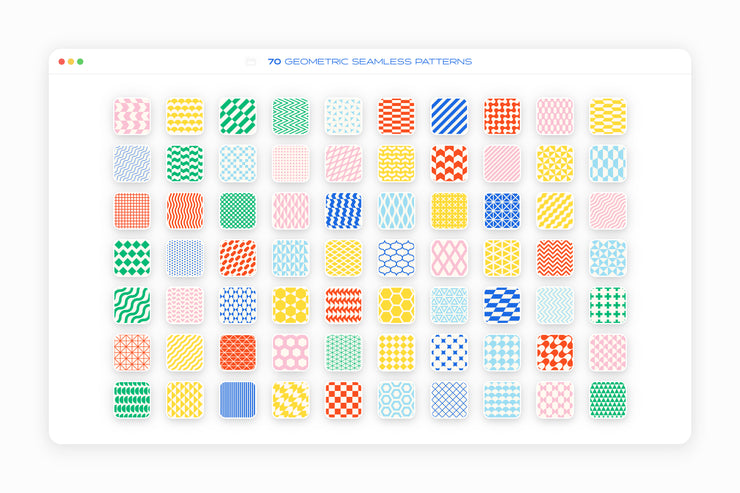Essential Geometric Seamless Patterns Collection