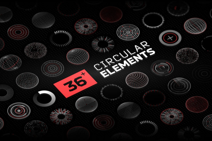 Futuristic UI Kit - 200 Design Elements