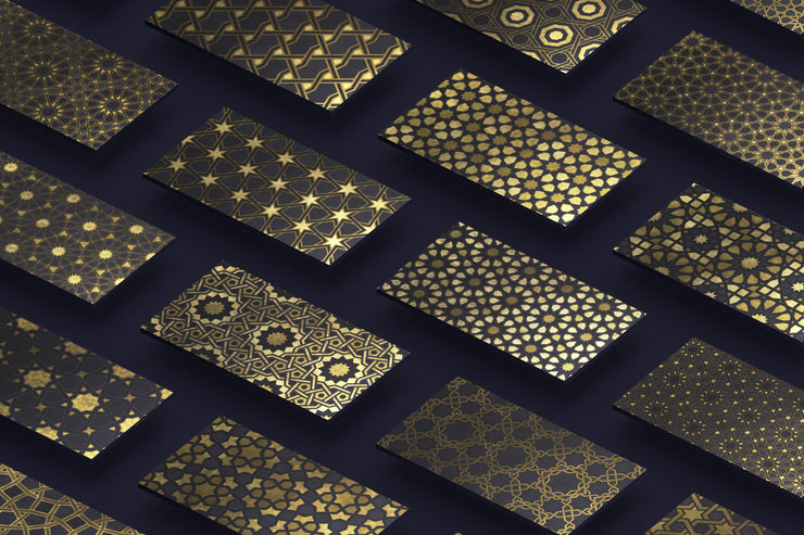 Luxury patterns – 250 geometric backgrounds collection